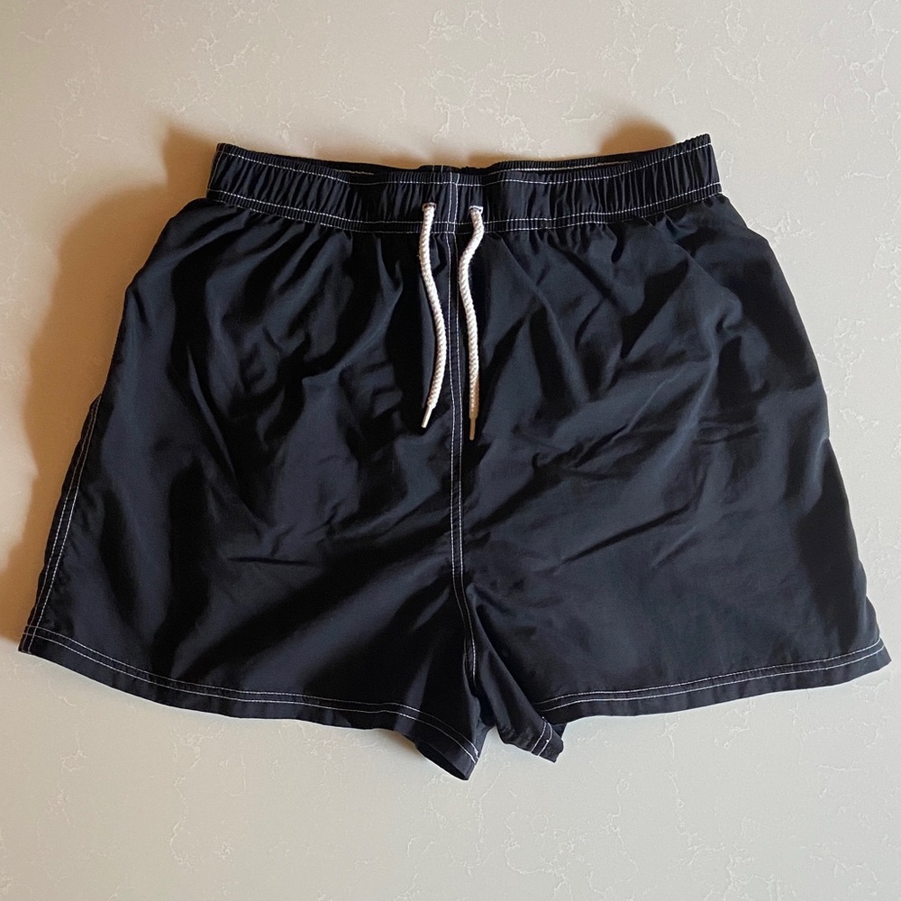 Classics by Jantzen Black & White Athletic Sport Shorts w/ Drawstring and liner